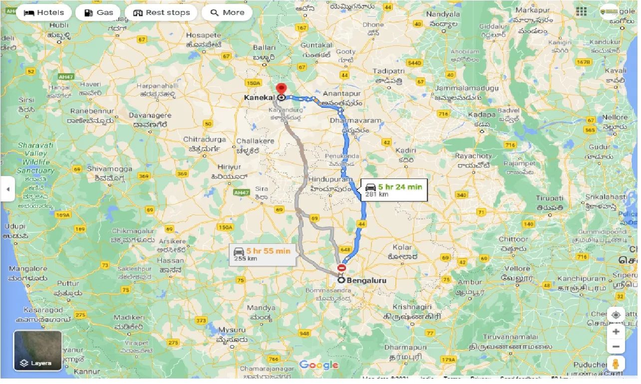 bangalore-to-kanekal-round-trip