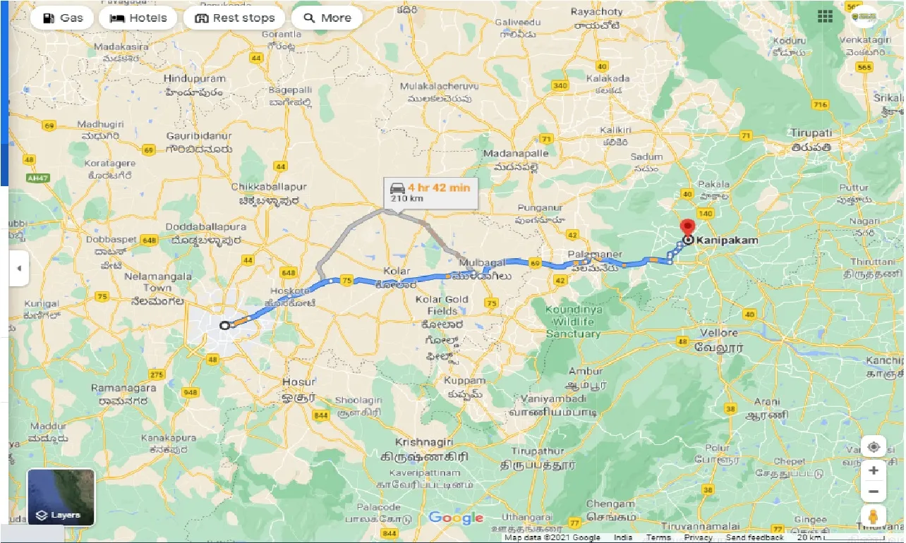 bangalore-to-kanipakam-round-trip