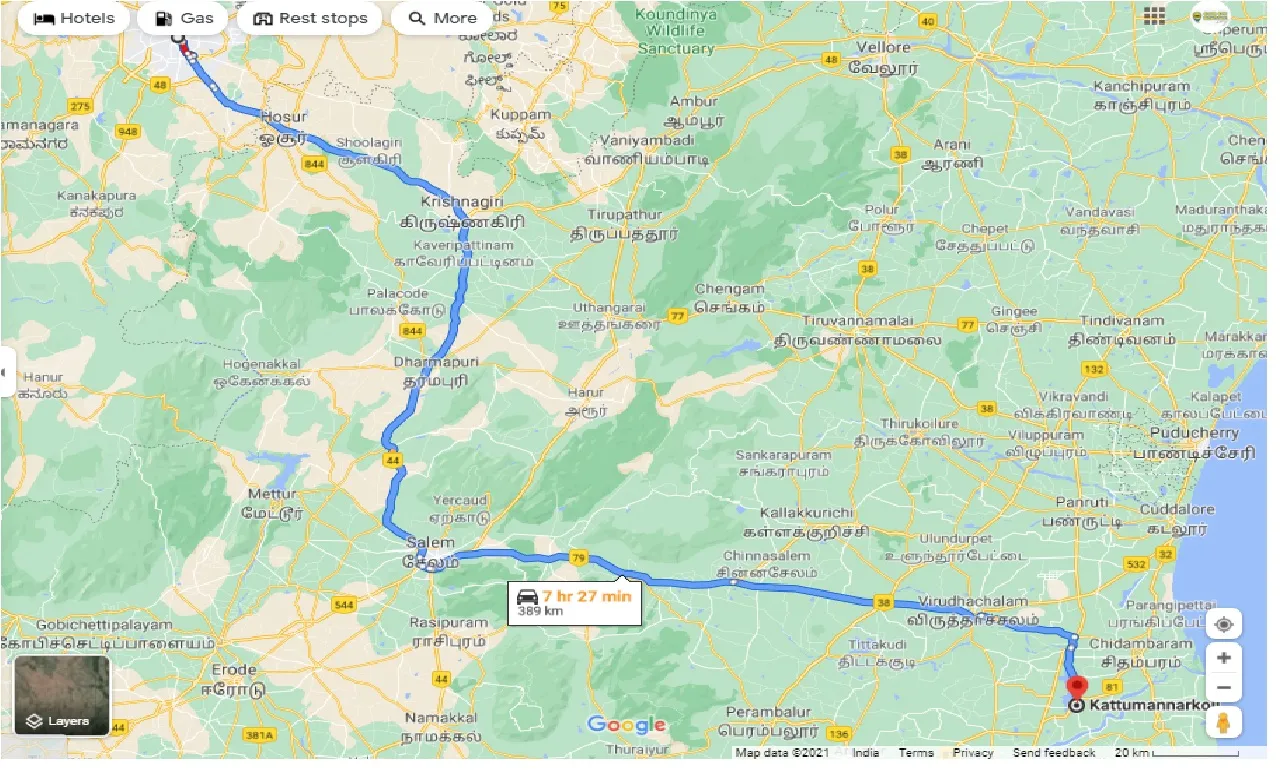 bangalore-to-kattumannarkoil-round-trip