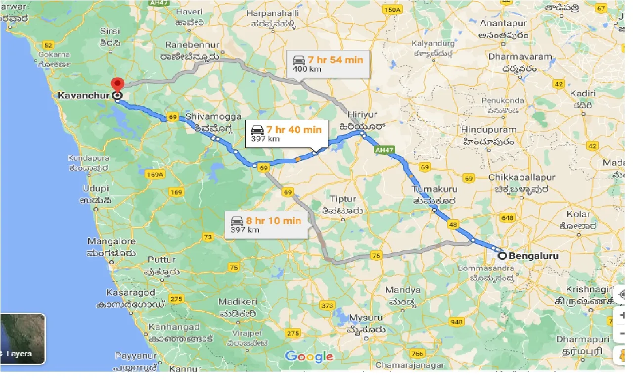 bangalore-to-kavanchur-one-way
