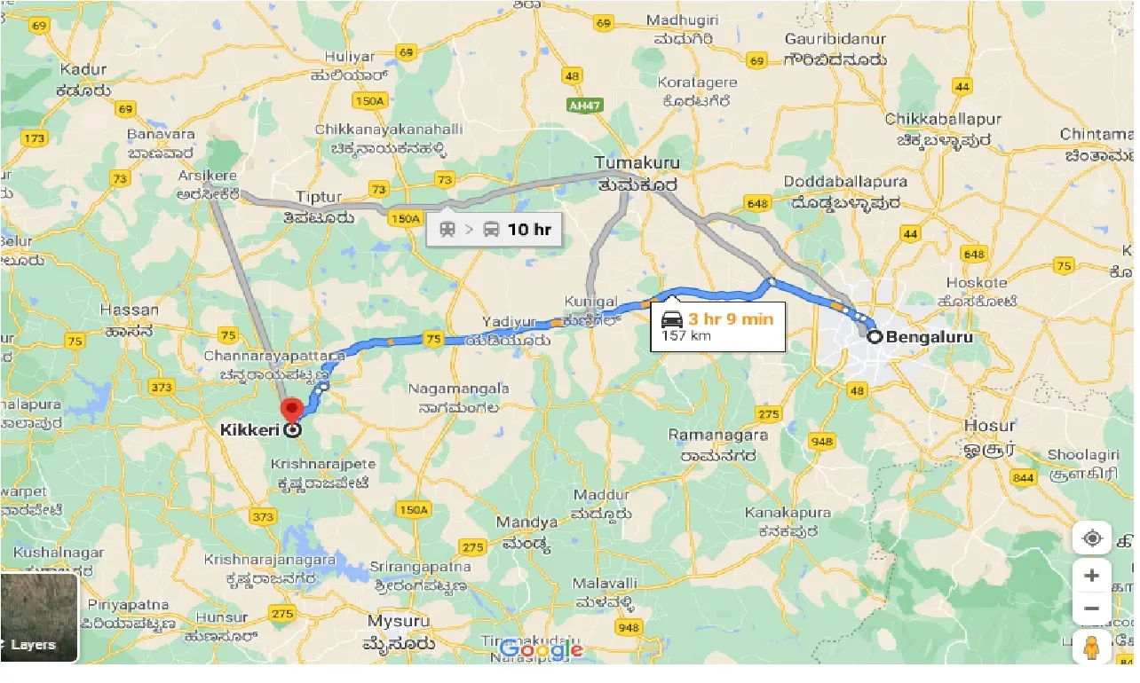 bangalore-to-kikkeri-one-way