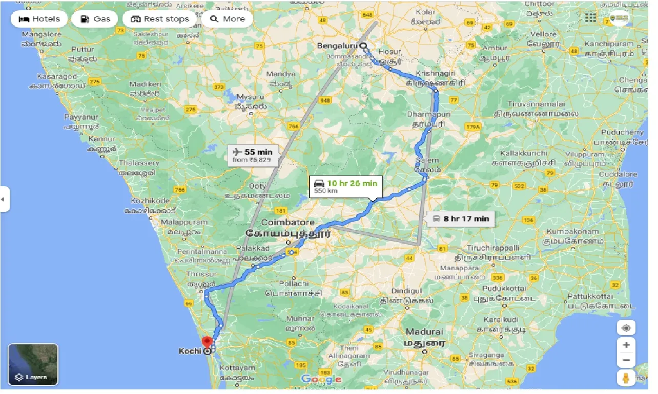 bangalore-to-kochi-round-trip