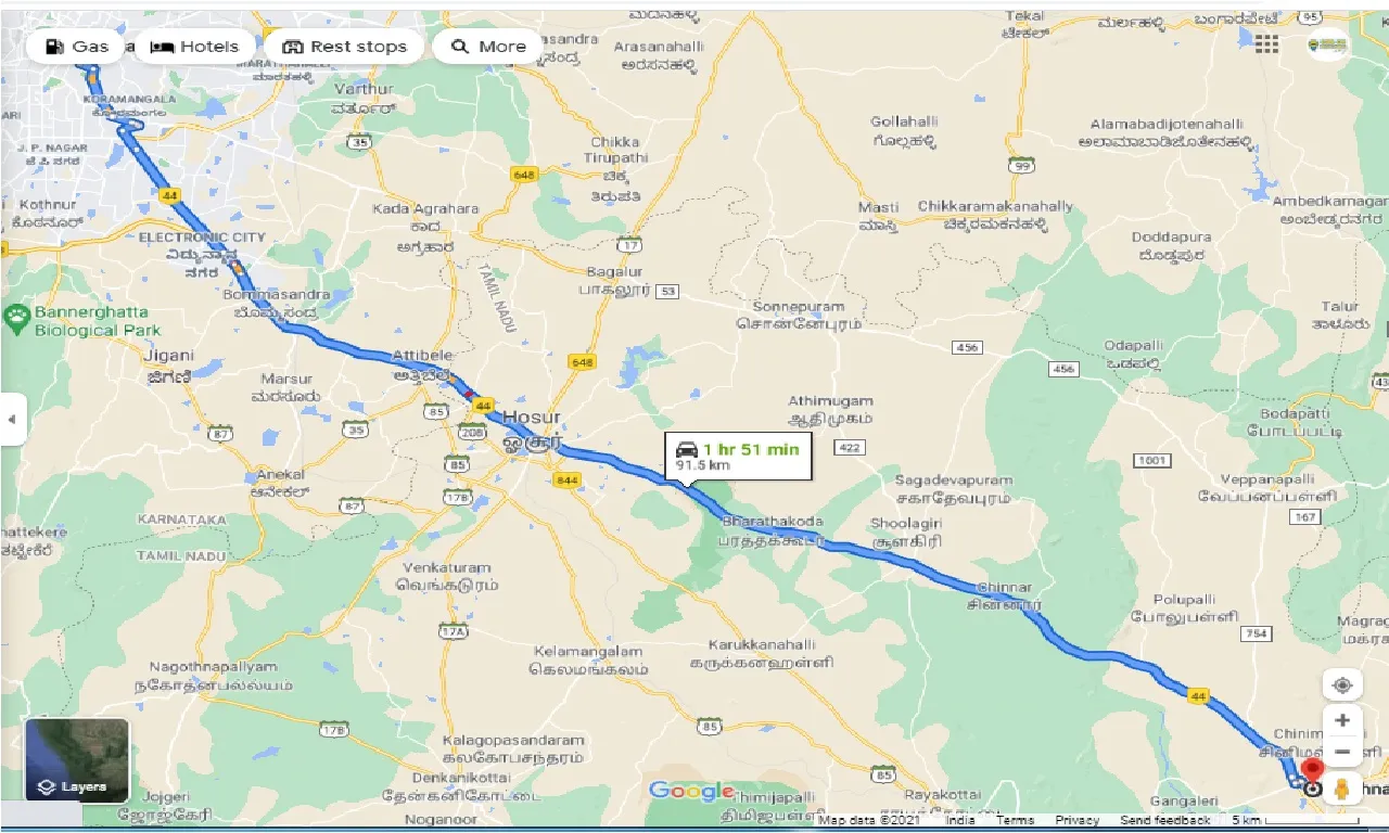 bangalore-to-krishnagiri-round-trip