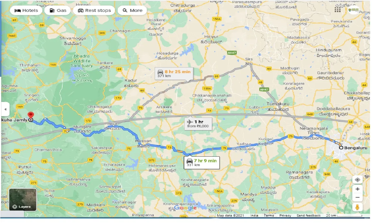 bangalore-to-kudremukh-national-park-one-way