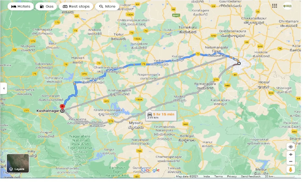 bangalore-to-kushalnagar-round-trip