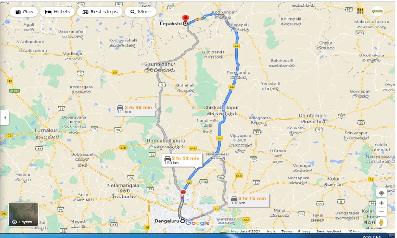 bangalore-to-lepakshi-one-way