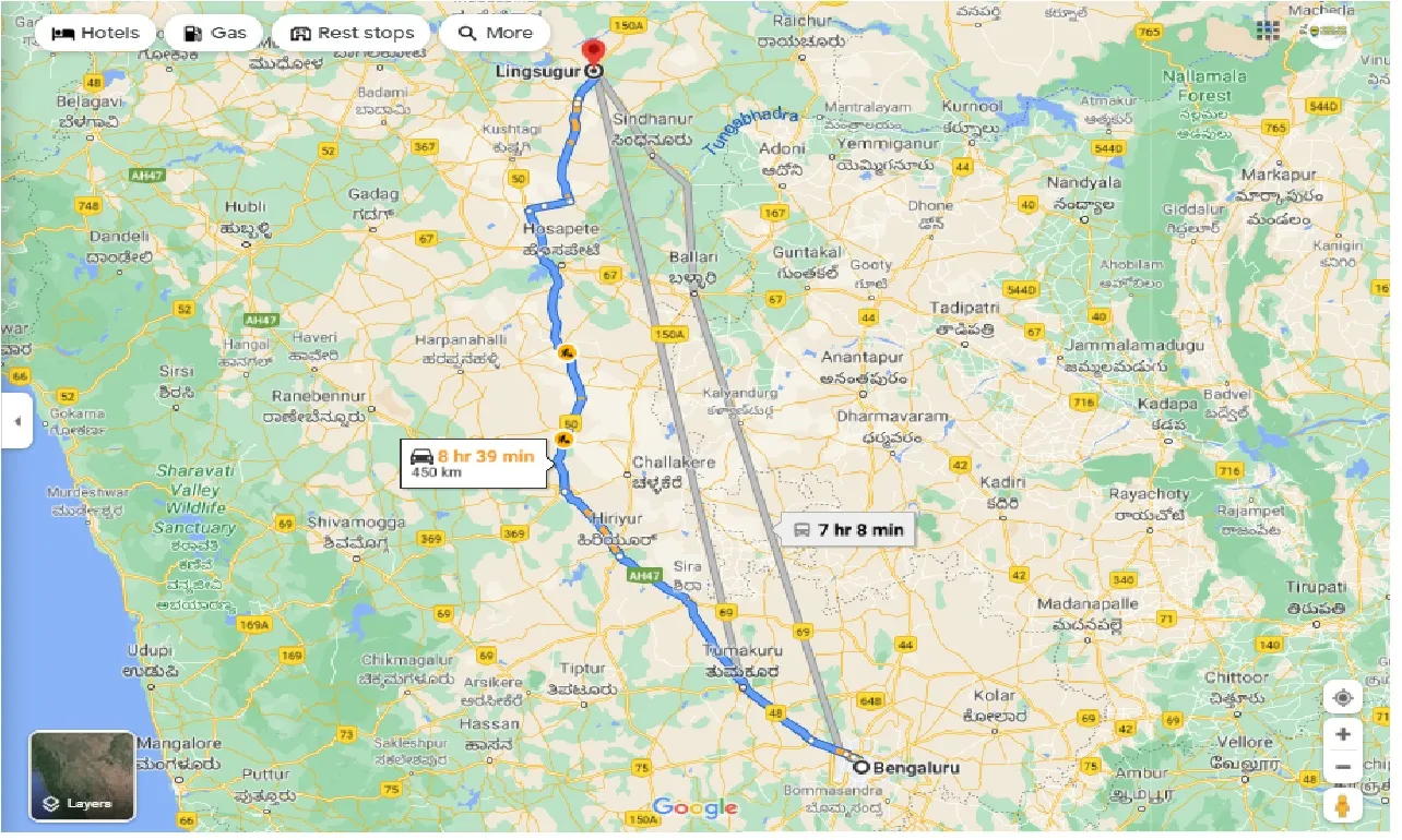 bangalore-to-lingsugur-round-trip