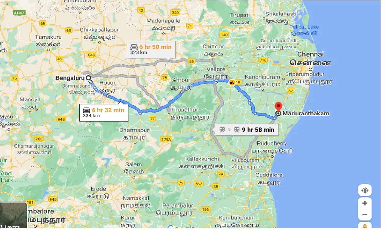 bangalore-to-maduranthakam-taxi