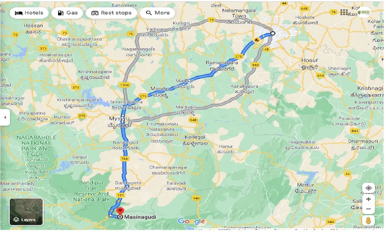 bangalore-to-masinagudi-one-way