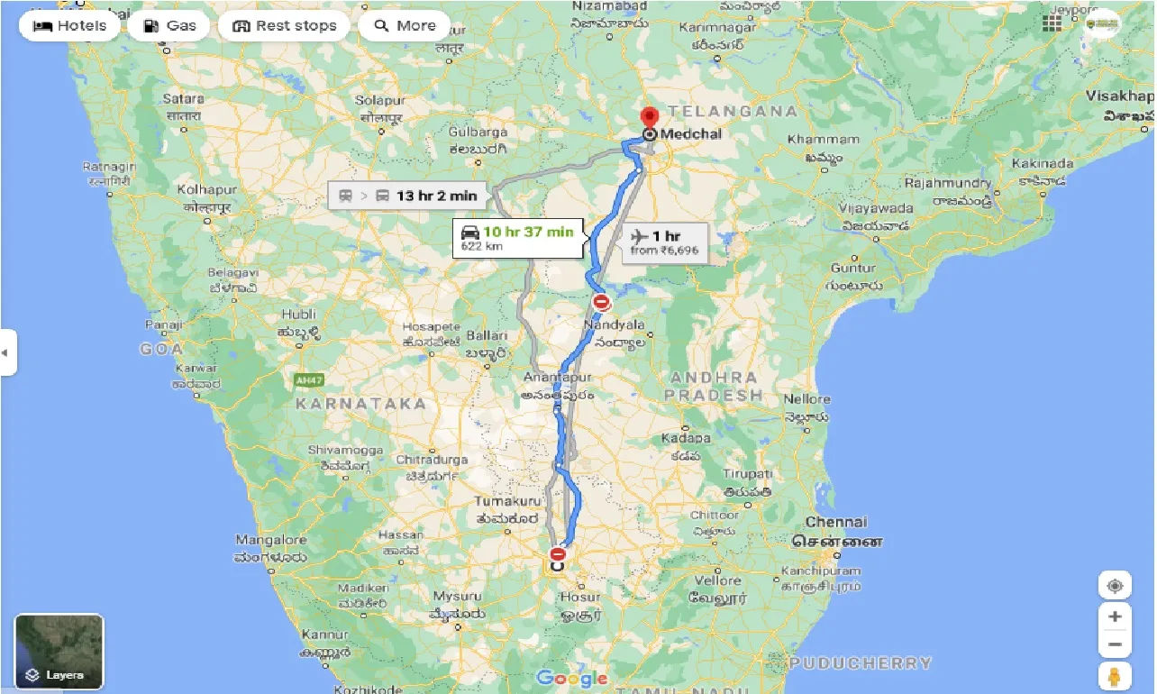 bangalore-to-medchal-round-trip