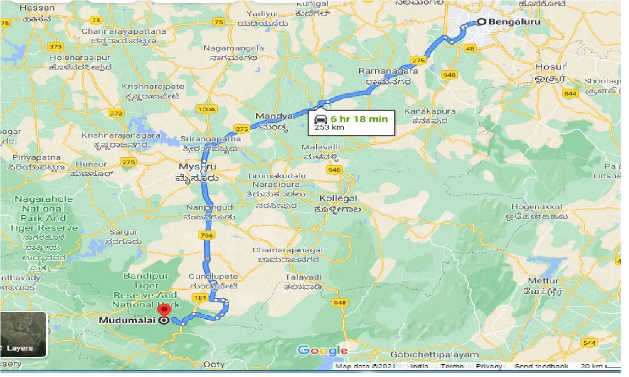 bangalore-to-mudumalai-one-way
