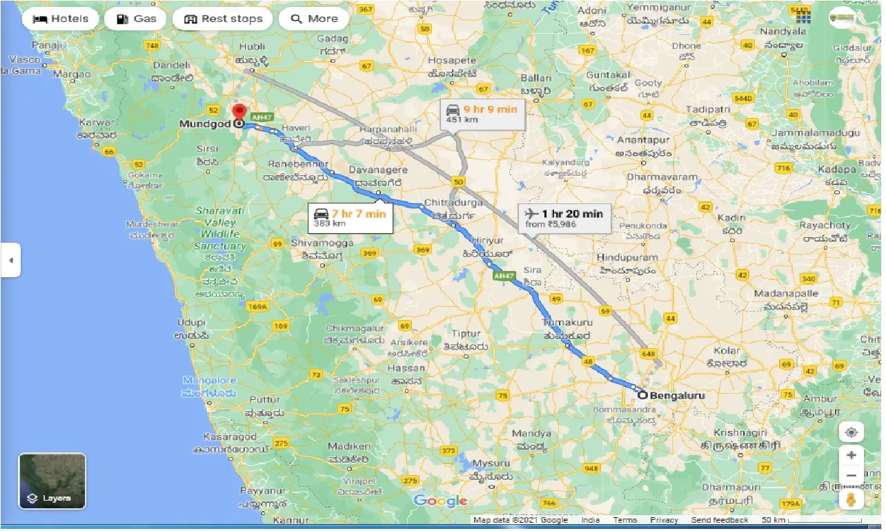 bangalore-to-mundgod-round-trip