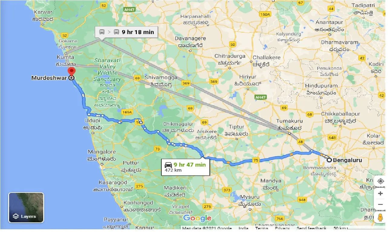 bangalore-to-murdeshwar-taxi