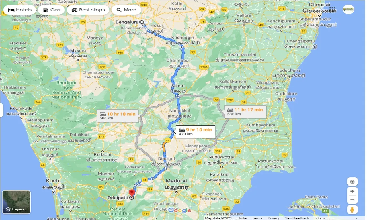 bangalore-to-odaipatti-one-way