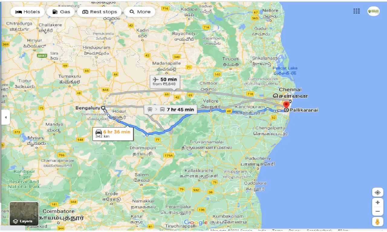 bangalore-to-pallikaranai-round-trip