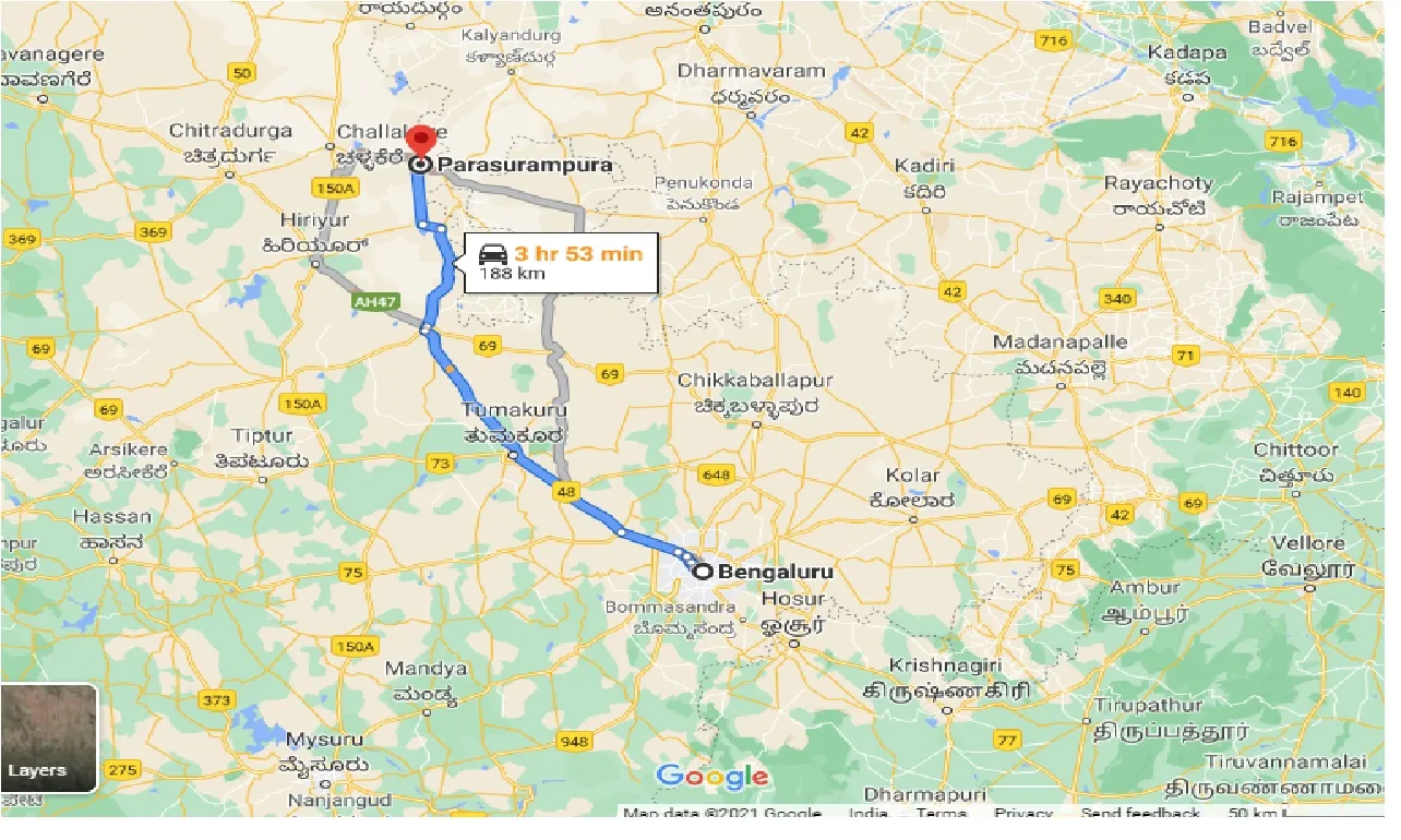 bangalore-to-parasurampura-taxi