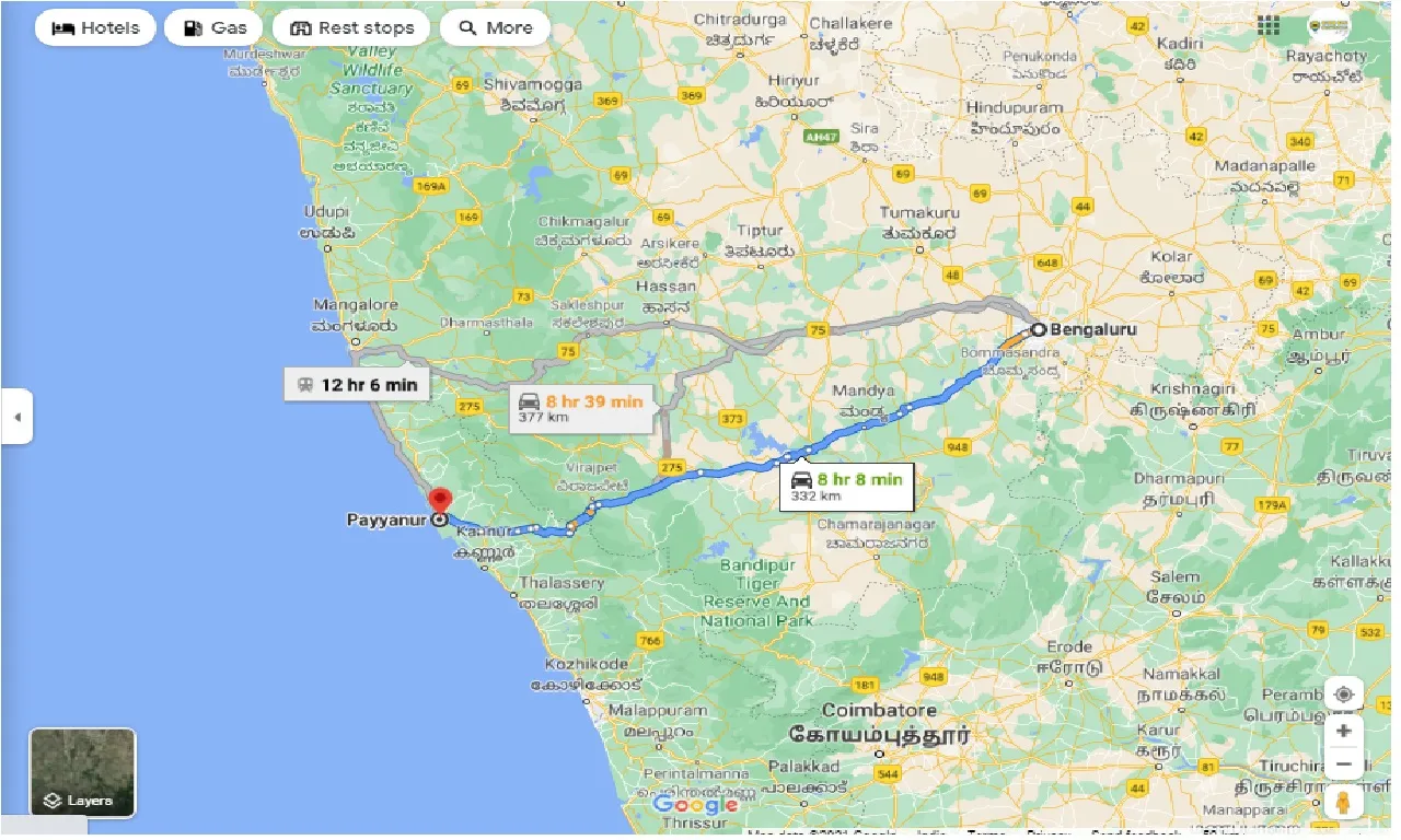 bangalore-to-payyannur-round-trip