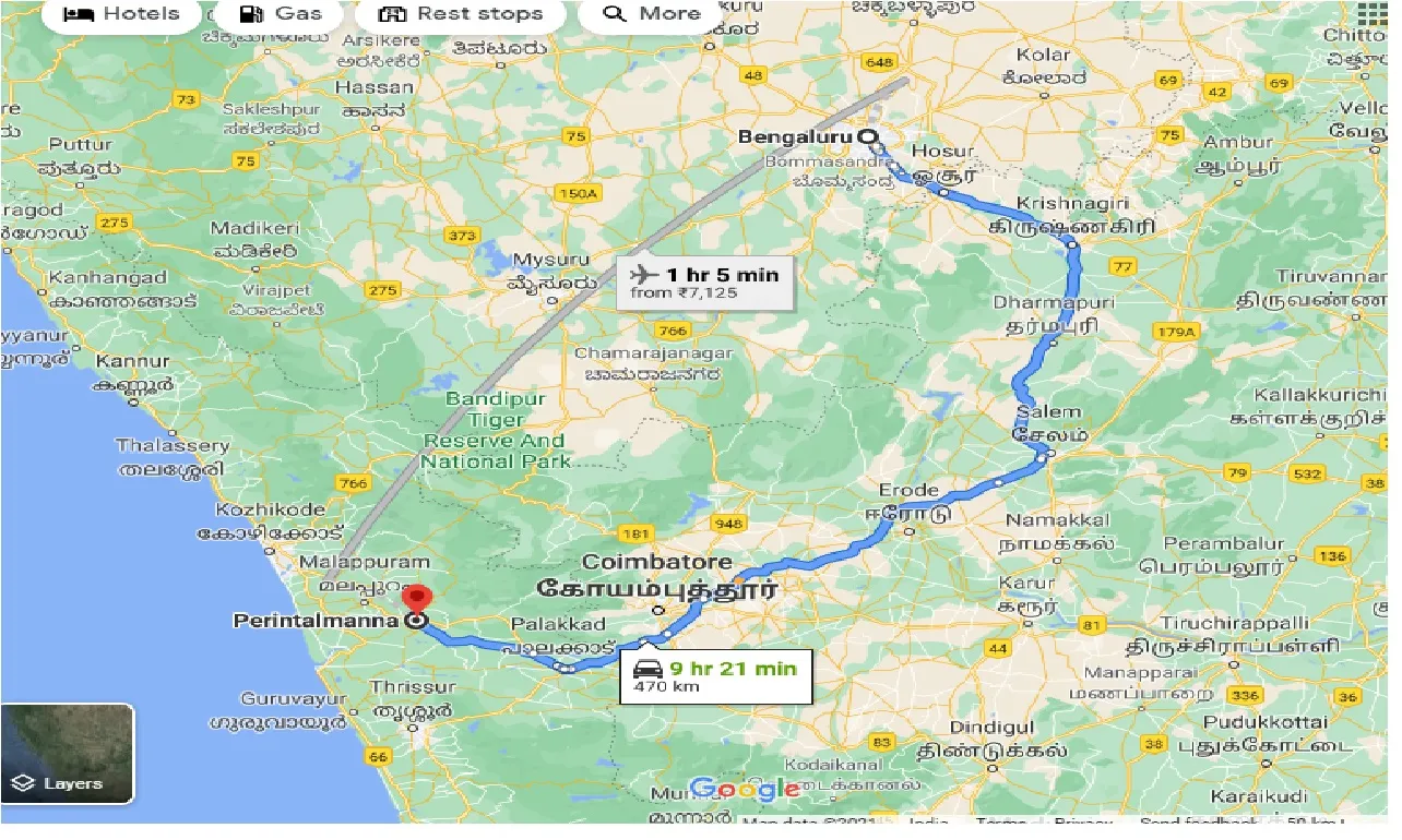 bangalore-to-perintalmanna-taxi