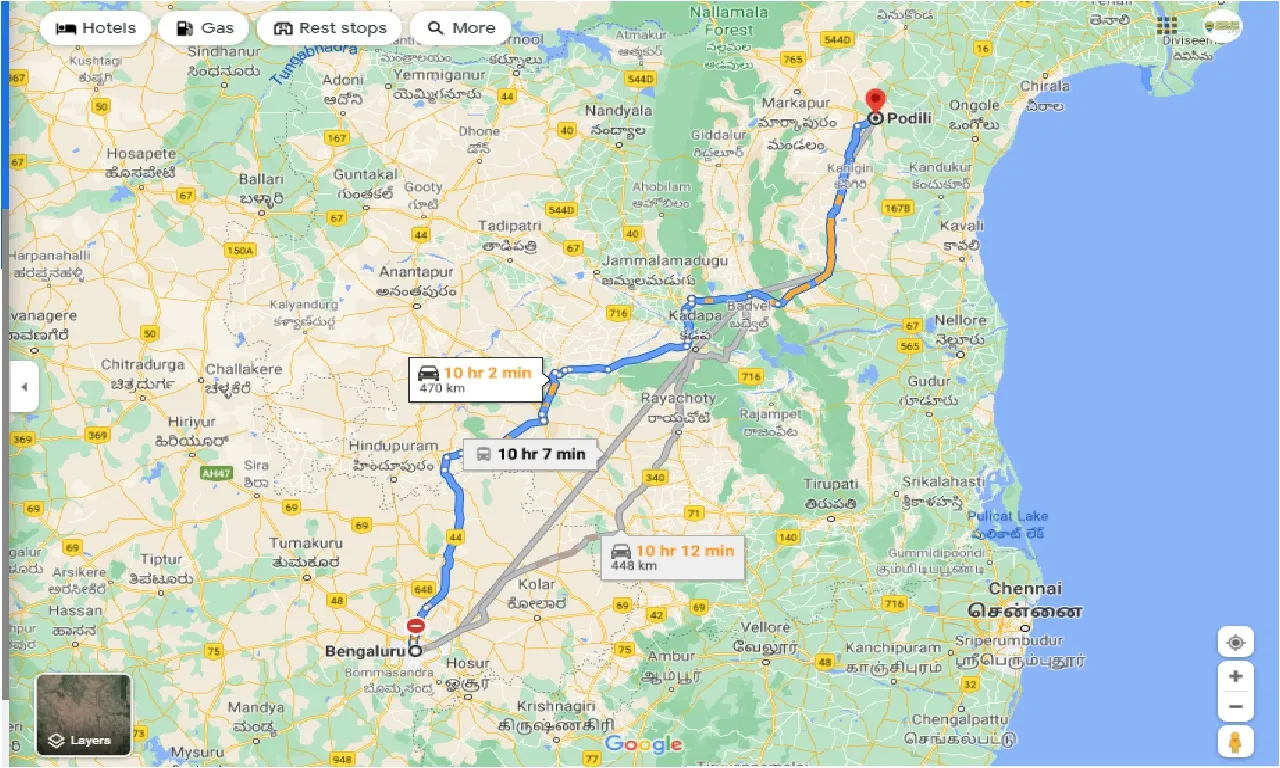 bangalore-to-podili-round-trip