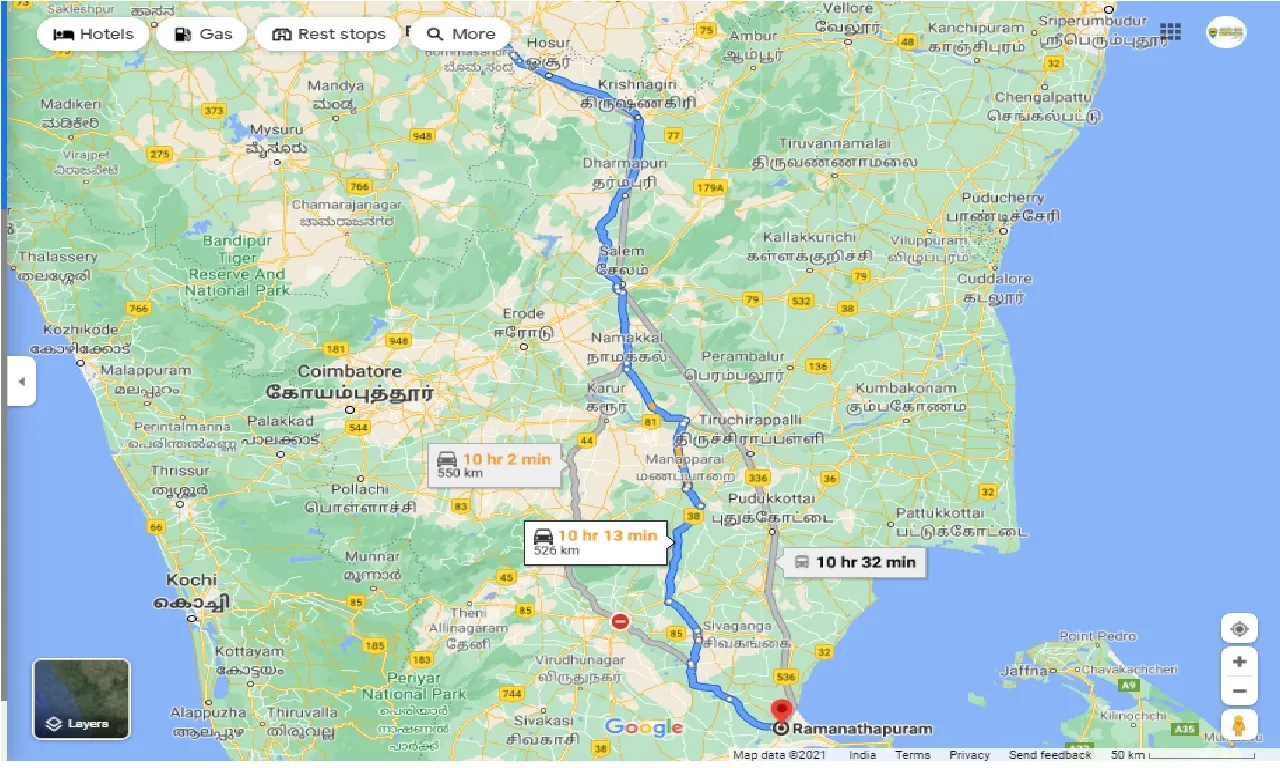 bangalore-to-ramanathapuram-round-trip