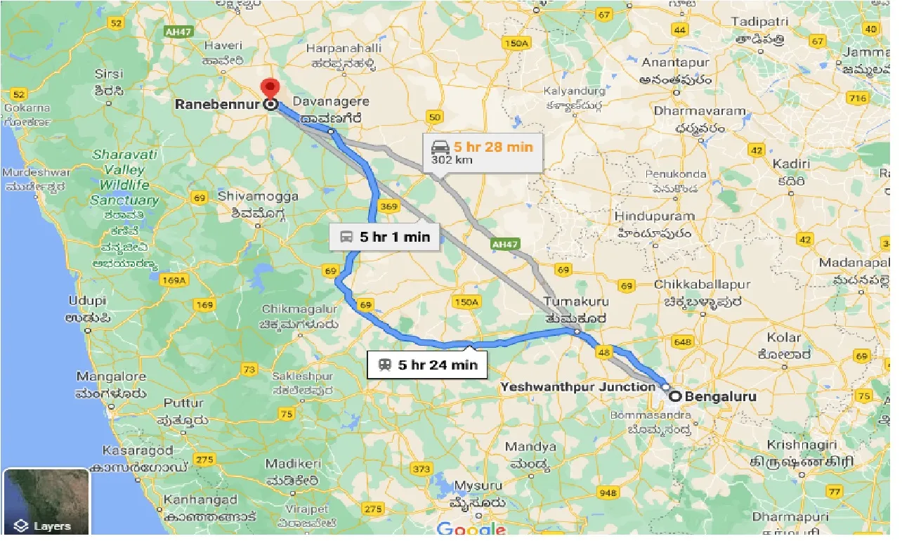 bangalore-to-ranebennur-one-way