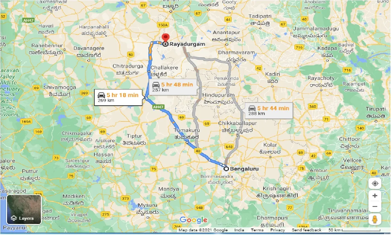 bangalore-to-rayadurgam-one-way
