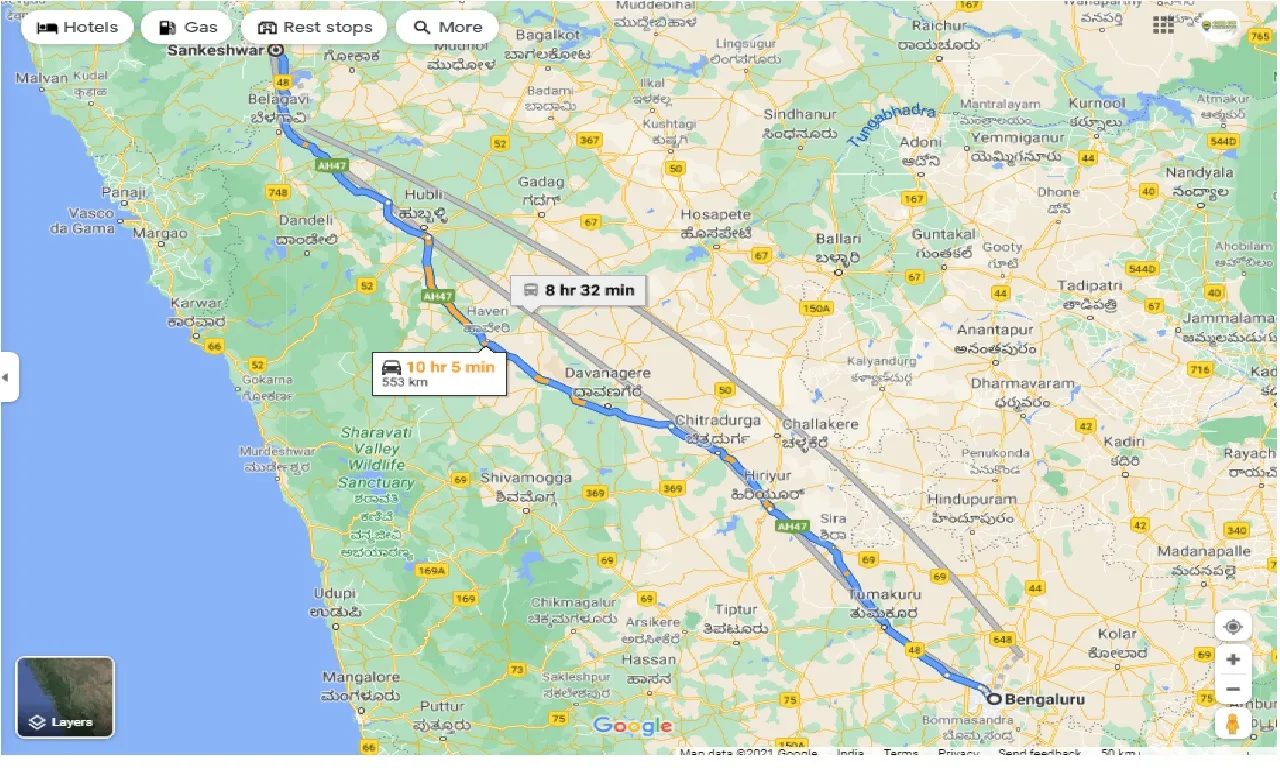 bangalore-to-sankeshwar-one-way