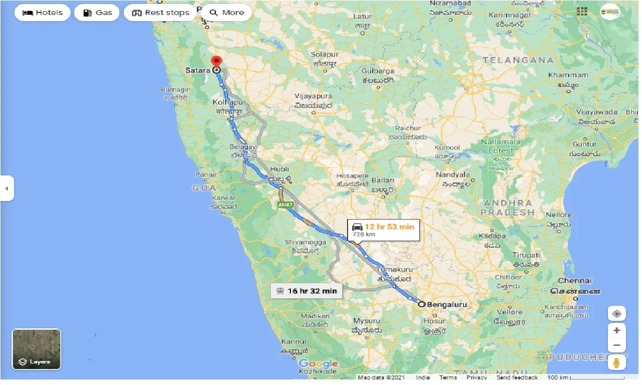 bangalore-to-satara-round-trip