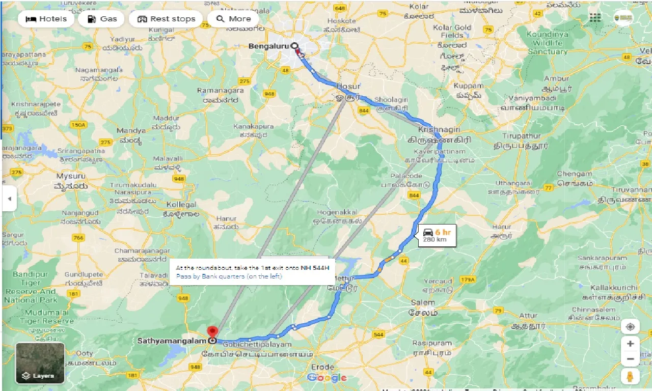 bangalore-to-sathyamangalam-one-way