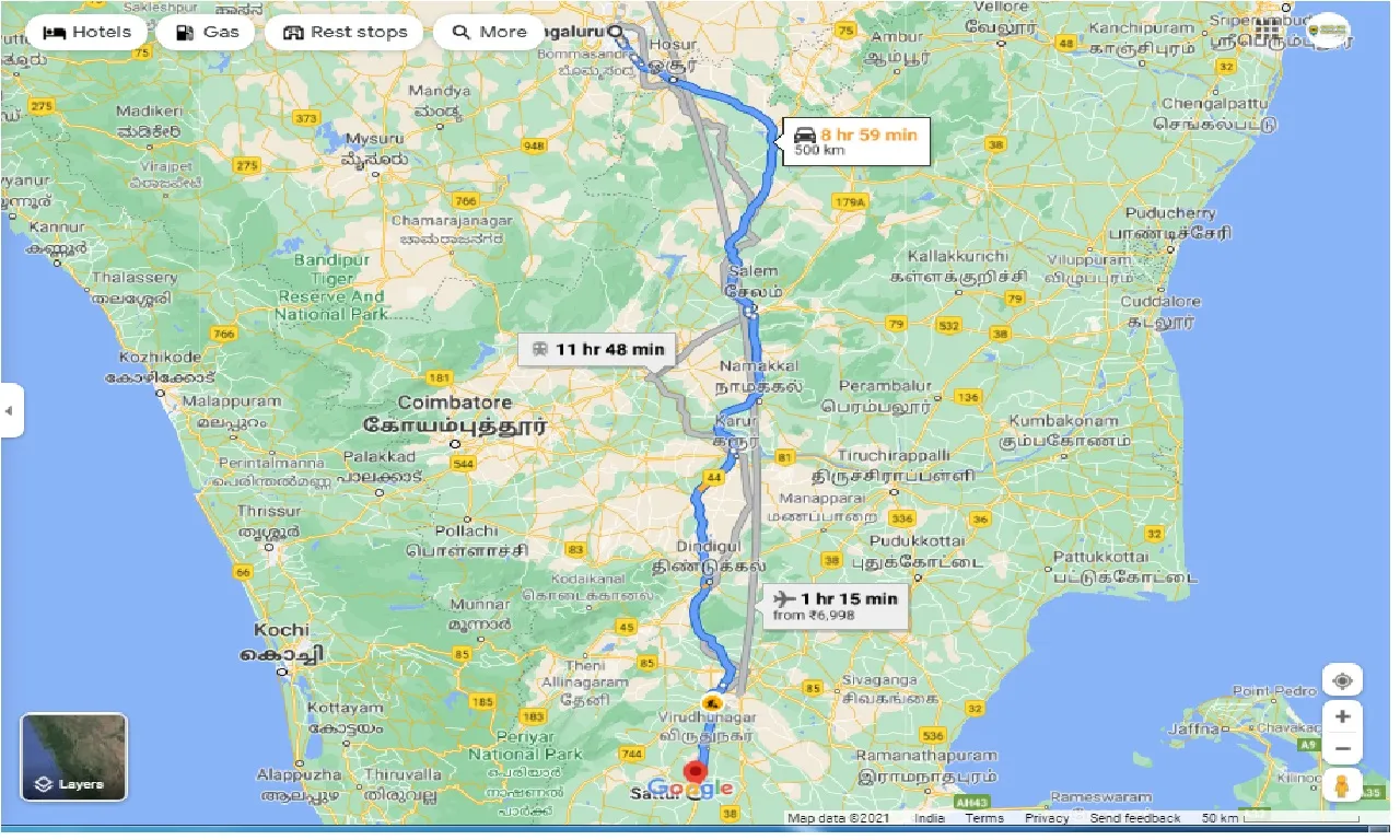 bangalore-to-sattur-round-trip