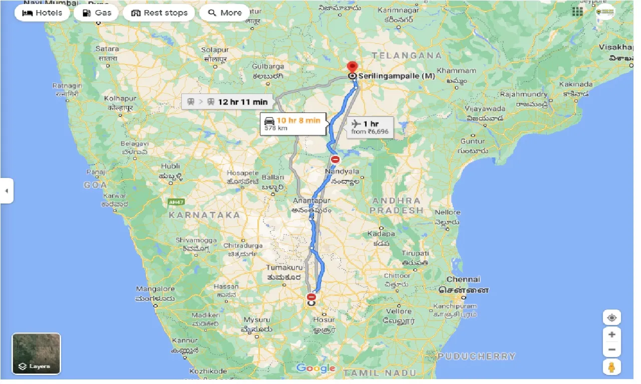 bangalore-to-serilingampally-round-trip