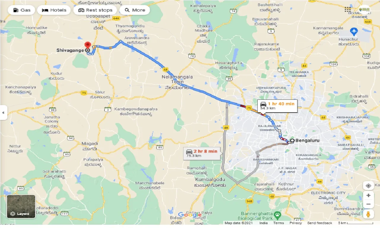 bangalore-to-shivagange-round-trip