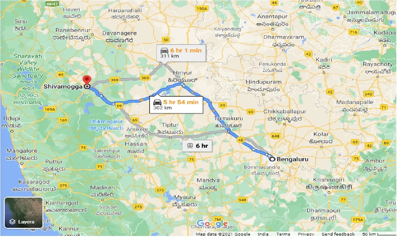 bangalore-to-shivamogga-one-way