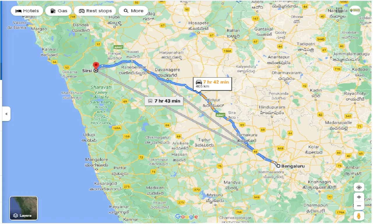 bangalore-to-sirsi-one-way