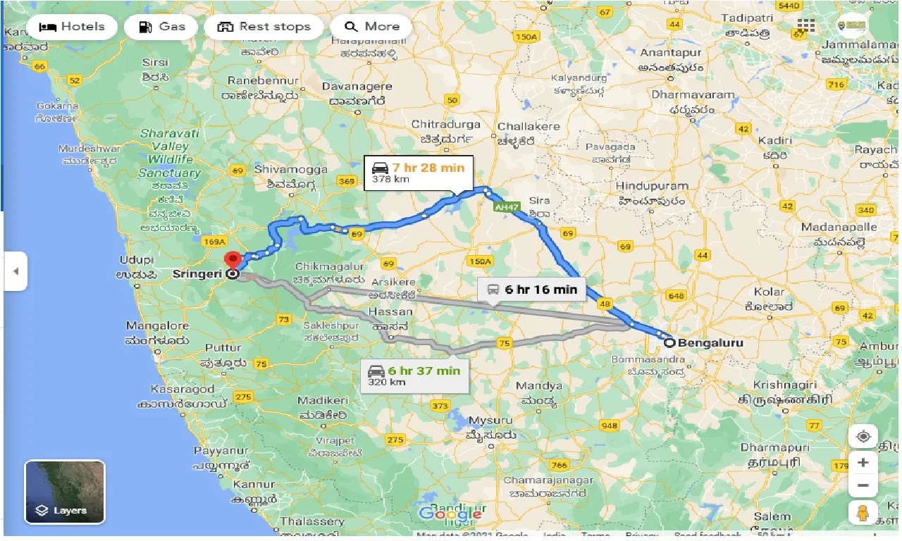 bangalore-to-sringeri-outstation