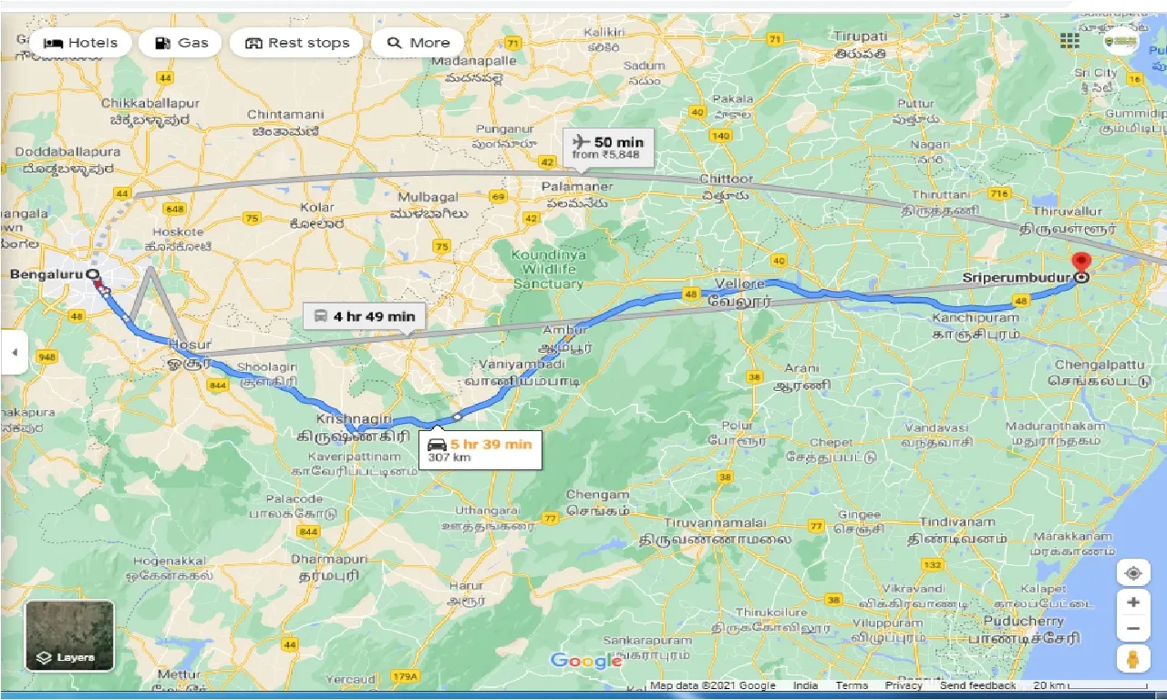 bangalore-to-sriperumbudur-round-trip