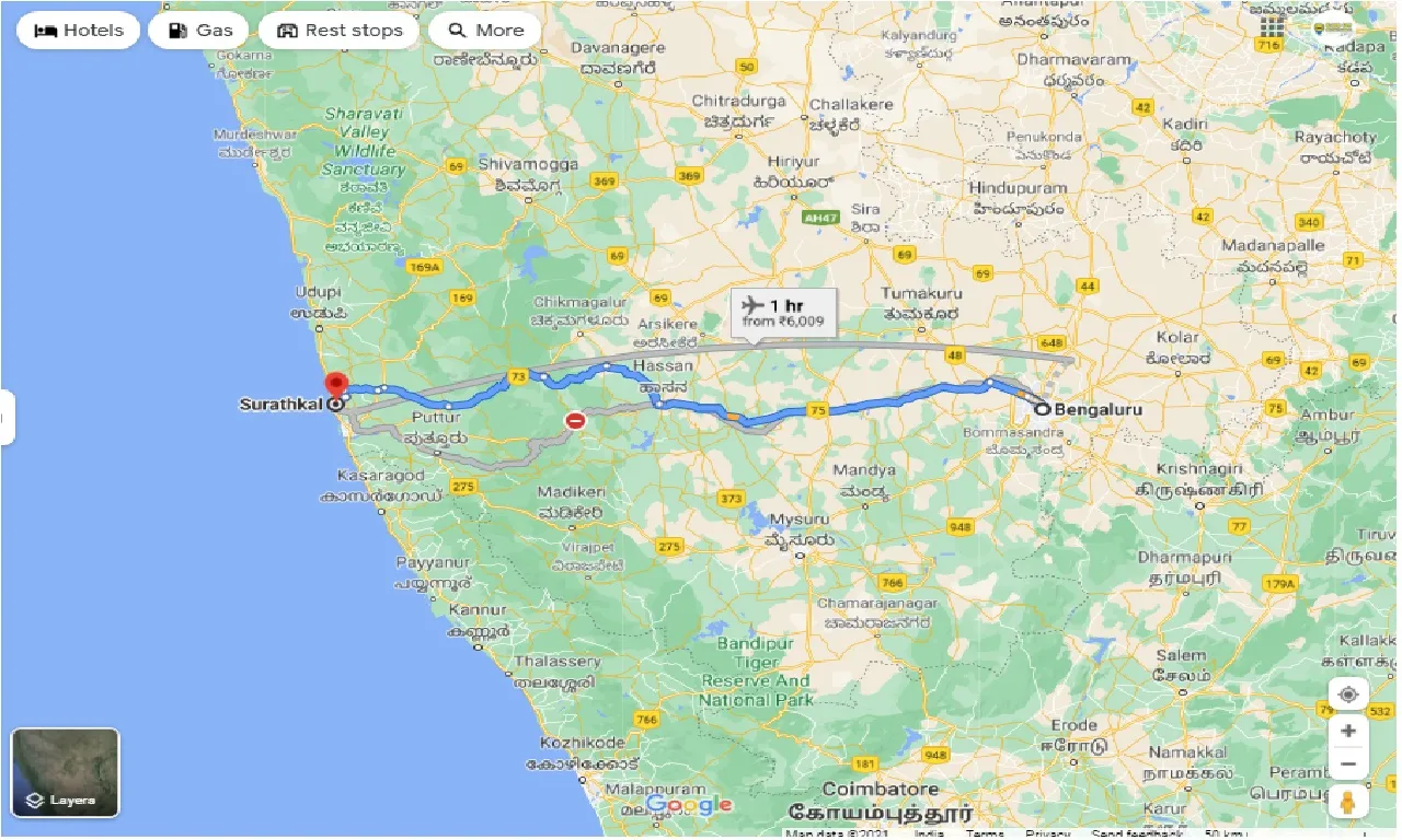 bangalore-to-surathkal-one-way
