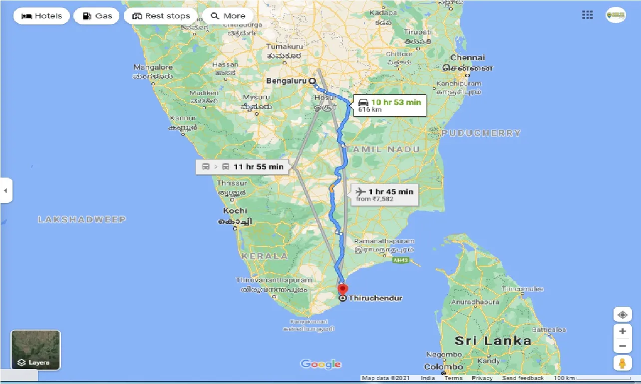 bangalore-to-thiruchendur-round-trip