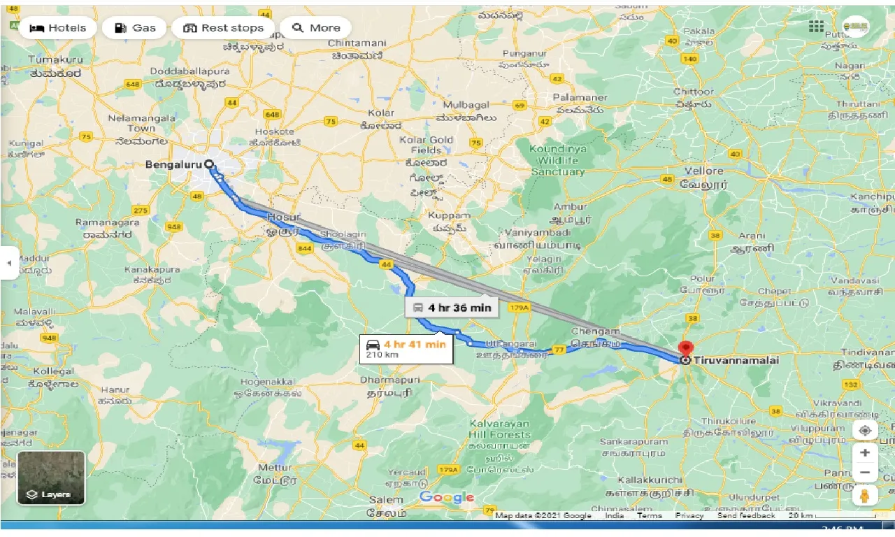 bangalore-to-thiruvannamalai-one-way