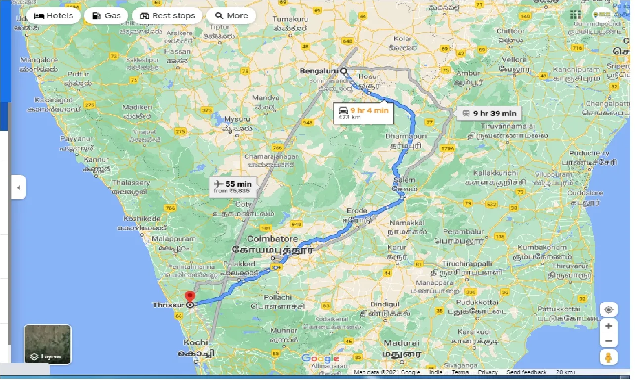 bangalore-to-thrissur-round-trip