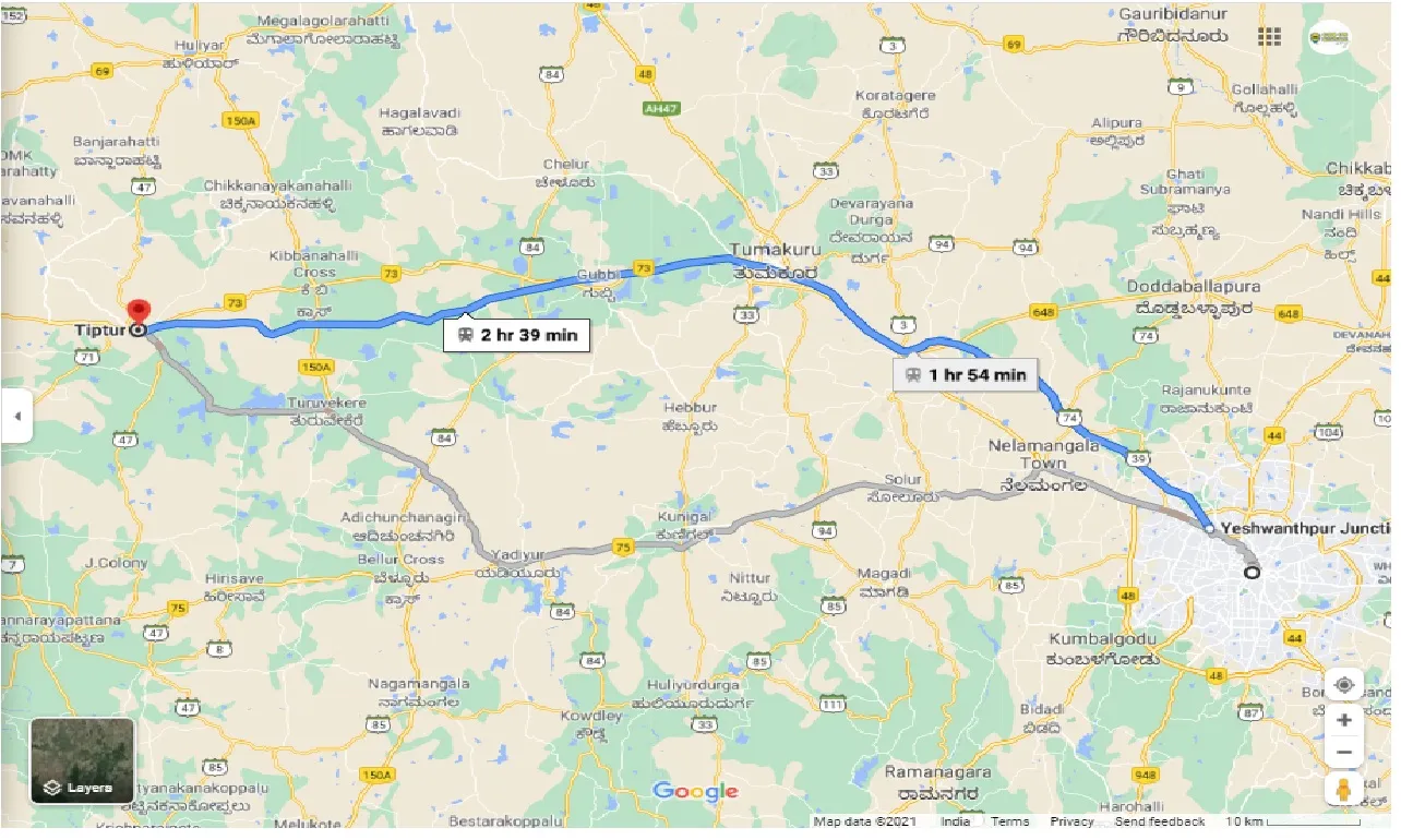 bangalore-to-tiptur-round-trip