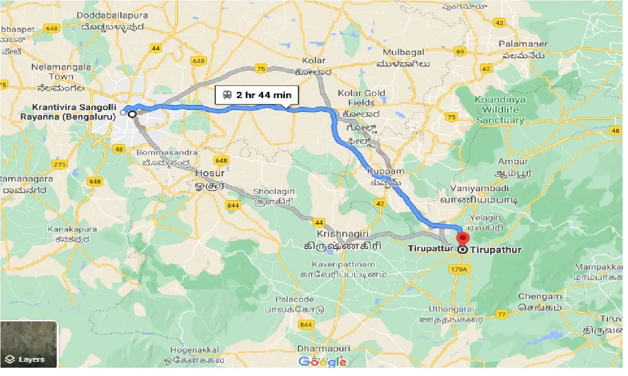 bangalore-to-tirupathur-one-way
