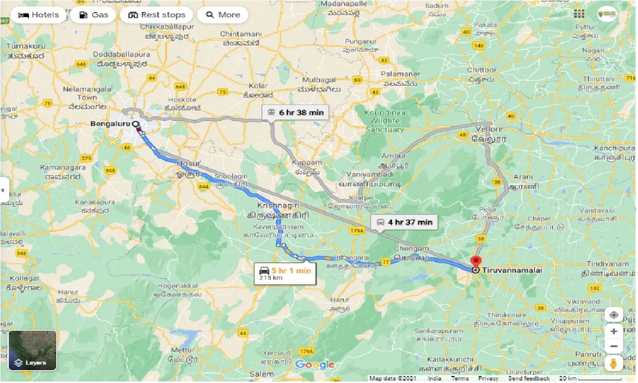 bangalore-to-tiruvannamalai-one-way