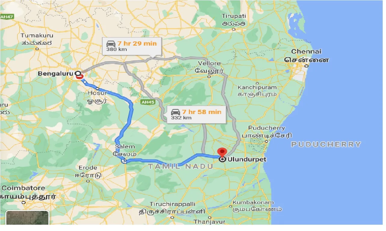 bangalore-to-ulundurpet-one-way