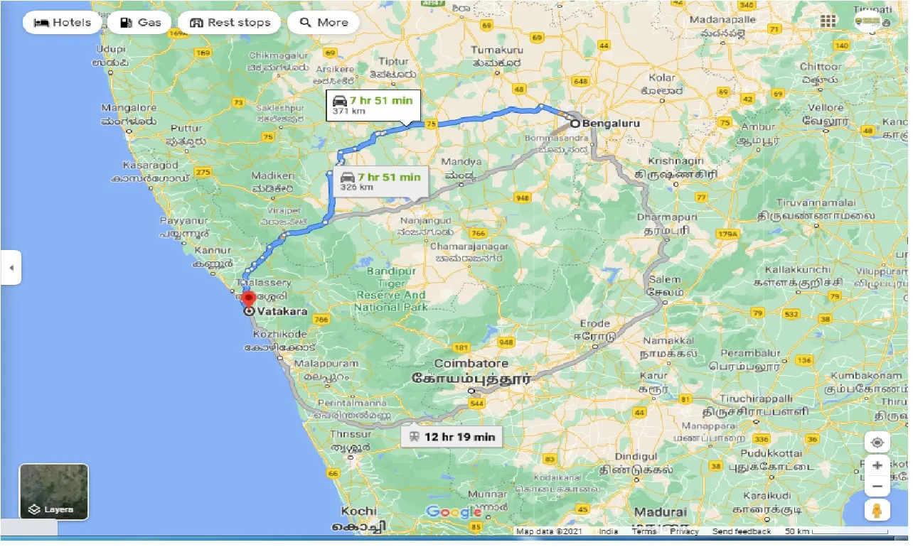 bangalore-to-vadakara-round-trip
