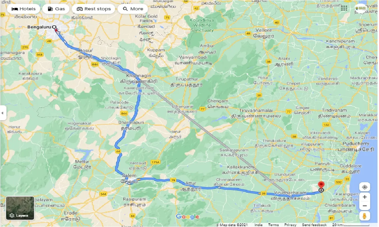 bangalore-to-vadalur-one-way