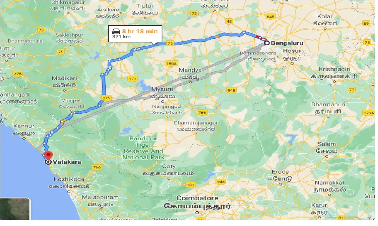 bangalore-to-vatakara-one-way