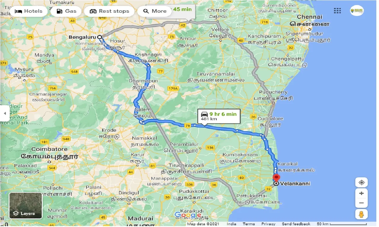 bangalore-to-velankanni-round-trip