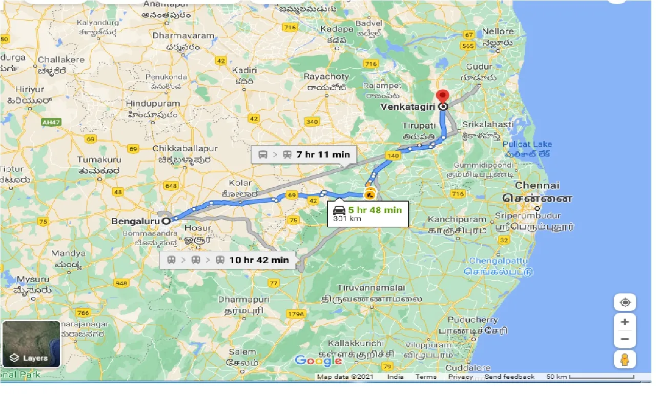 bangalore-to-venkatagiri-taxi