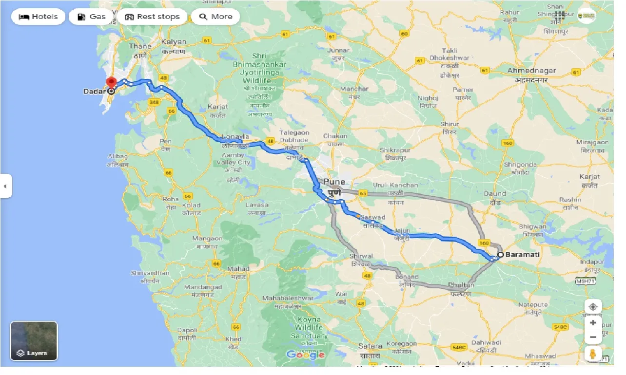 baramati-to-dadar-round-trip